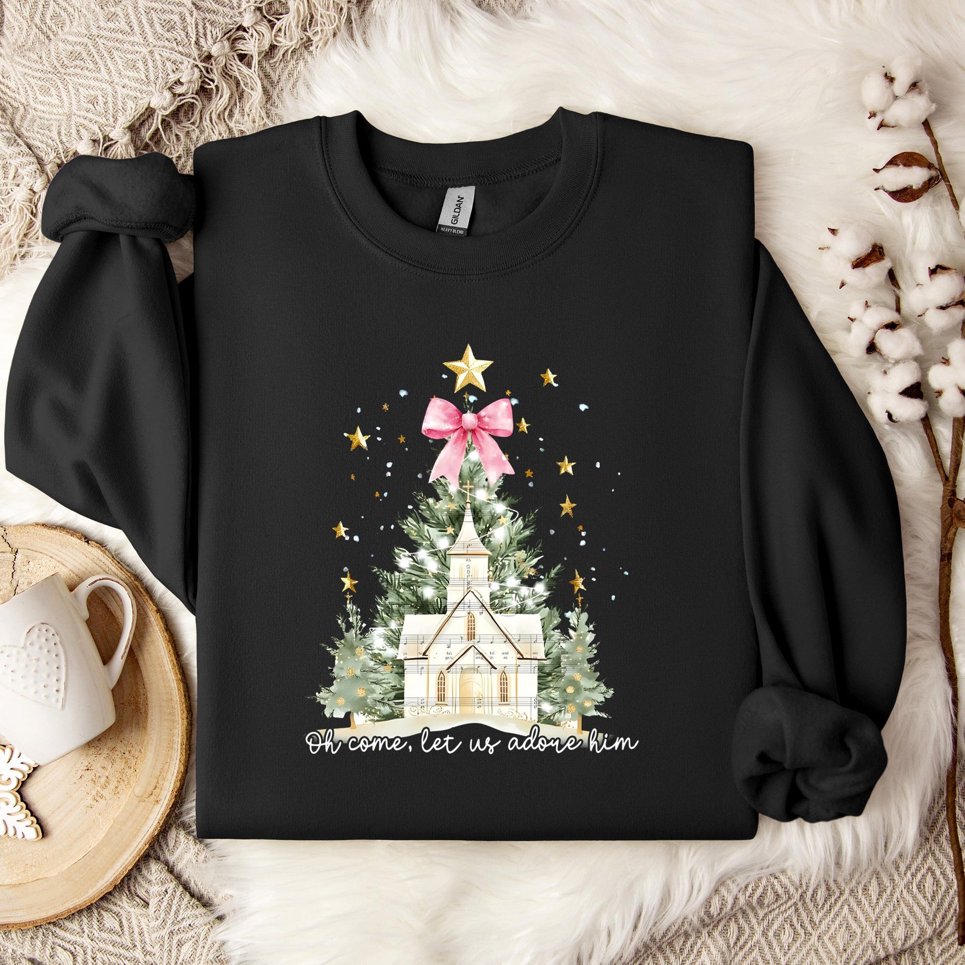 Oh Come Let Us Adore Him 01 Sweatshirt