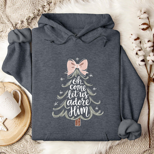 Oh Come Let Us Adore Him 03 Hoodie