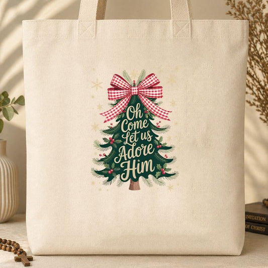 Oh Come Let Us Adore Him 04 Tote Bag