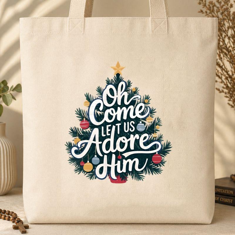 Oh Come Let Us Adore Him 07 Tote Bag