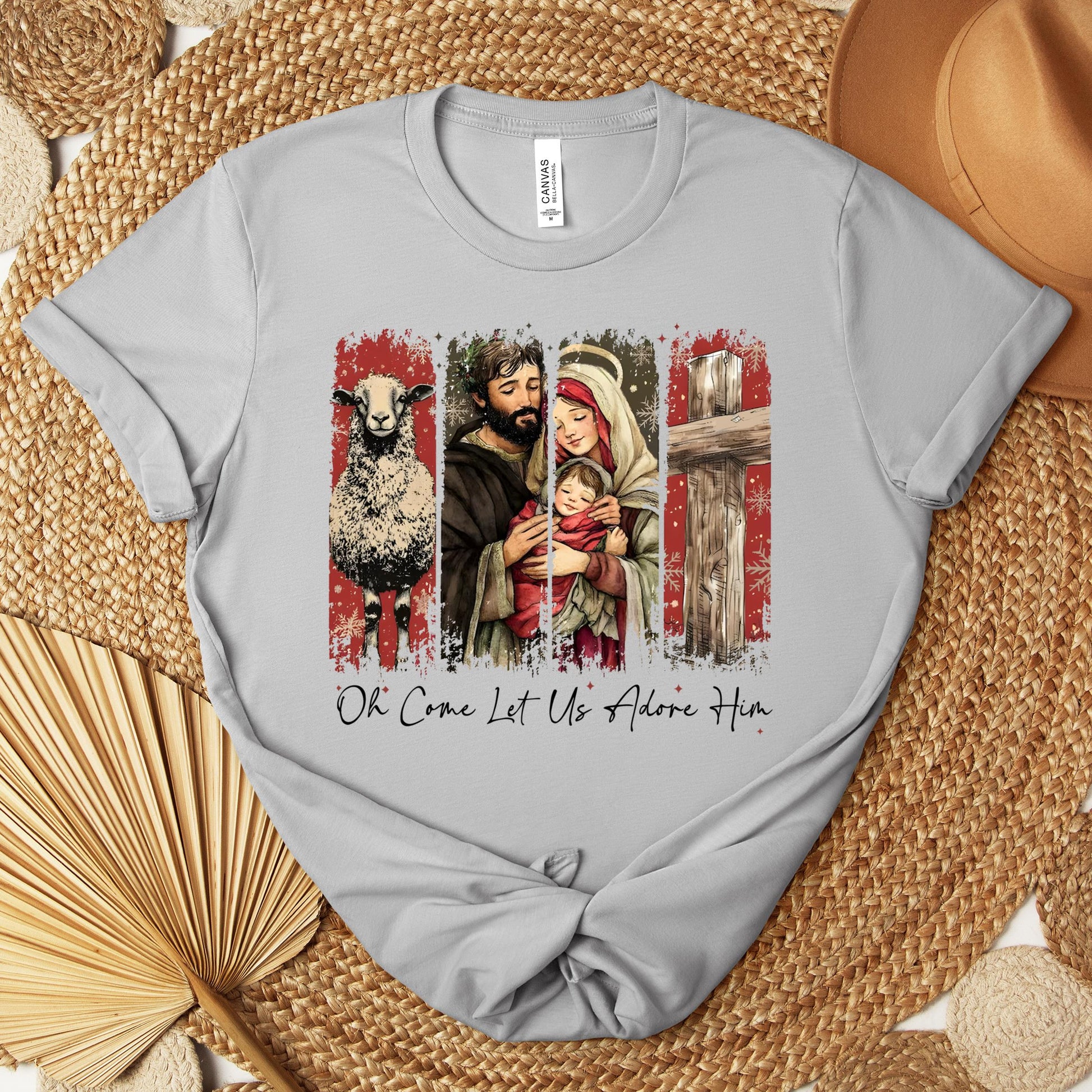 Oh Come Let Us Adore Him Premium T-shirt