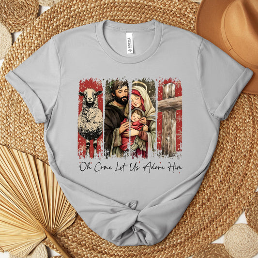 Oh Come Let Us Adore Him Premium T-shirt