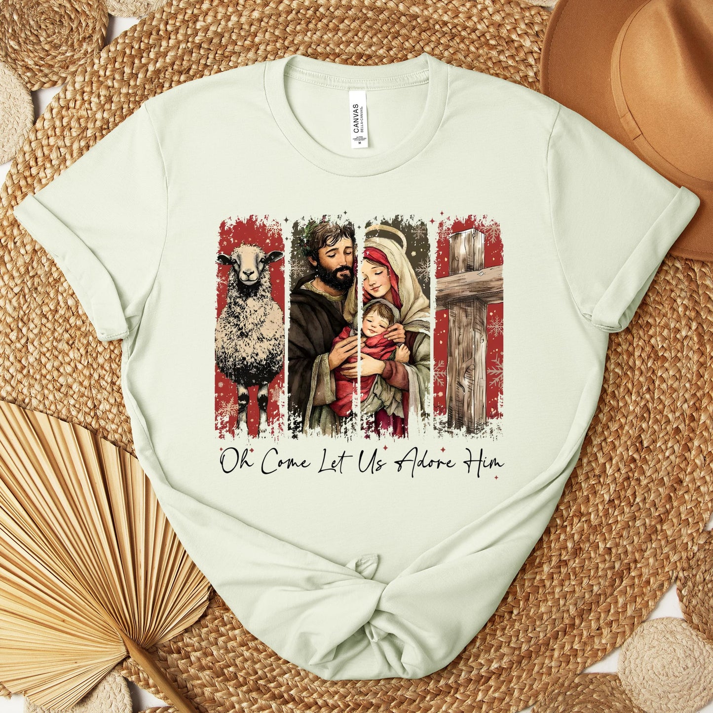 Oh Come Let Us Adore Him Premium T-shirt