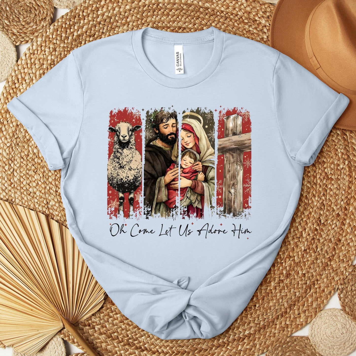Oh Come Let Us Adore Him Premium T-shirt