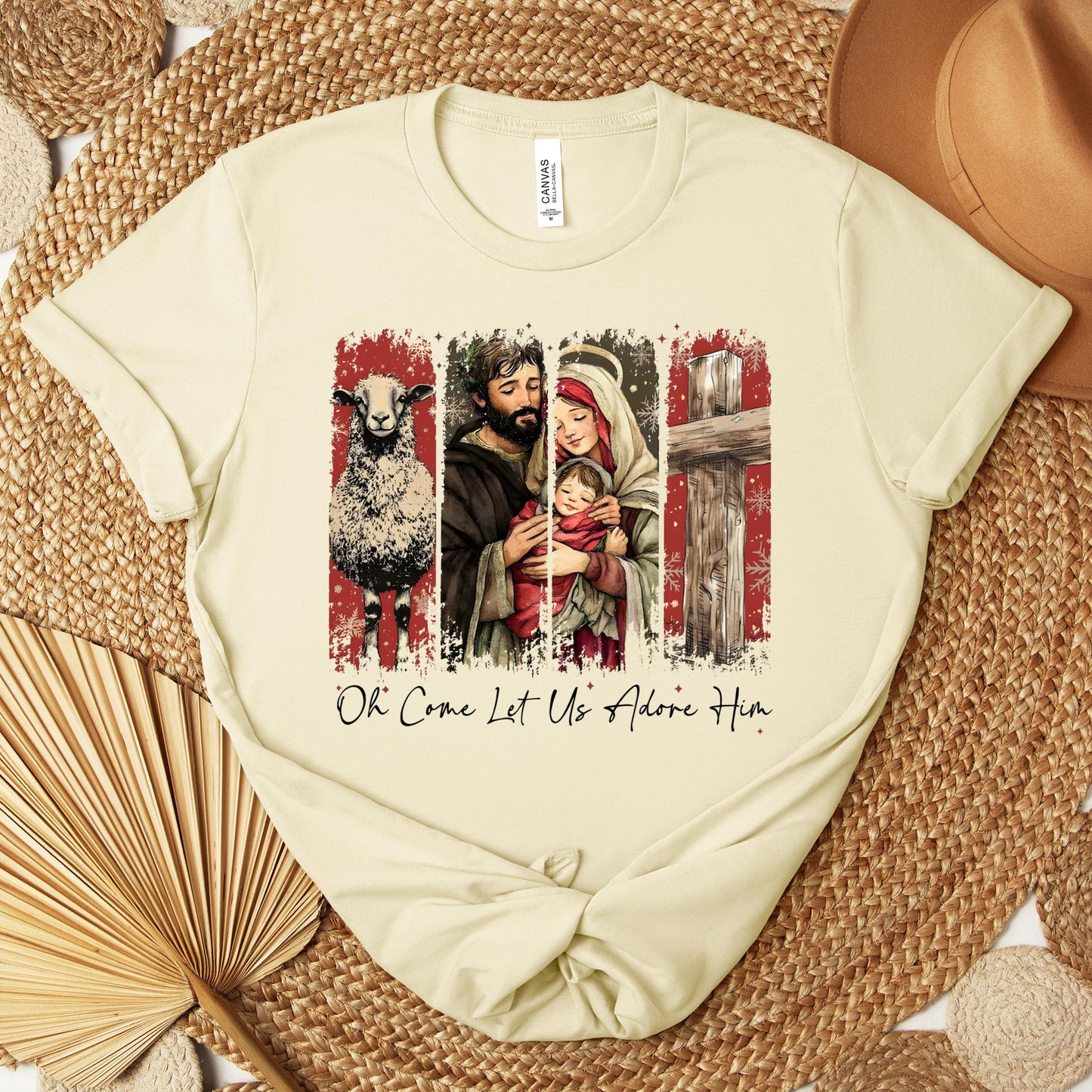 Oh Come Let Us Adore Him Premium T-shirt