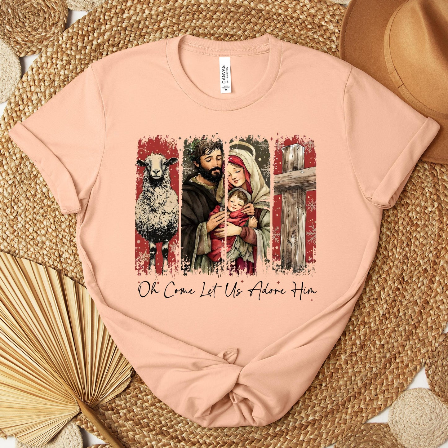 Oh Come Let Us Adore Him Premium T-shirt