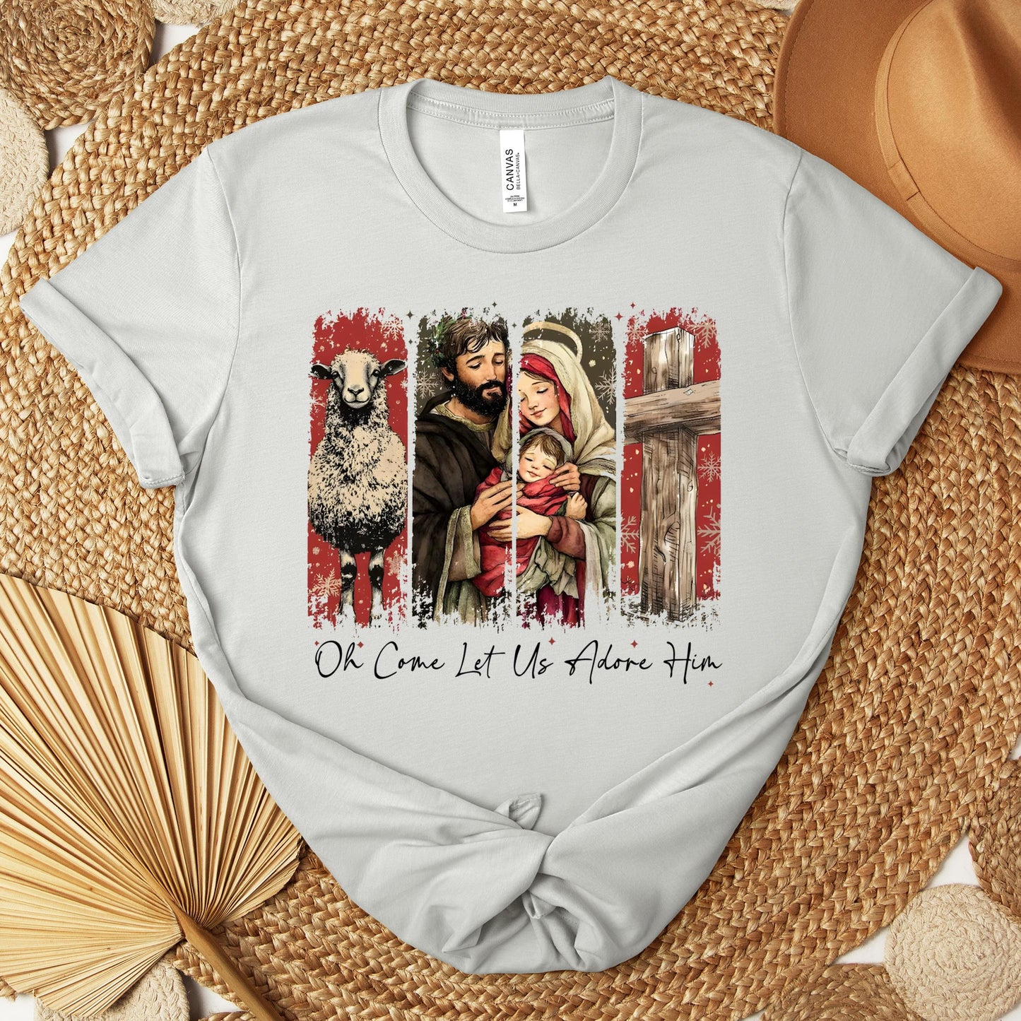Oh Come Let Us Adore Him Premium T-shirt