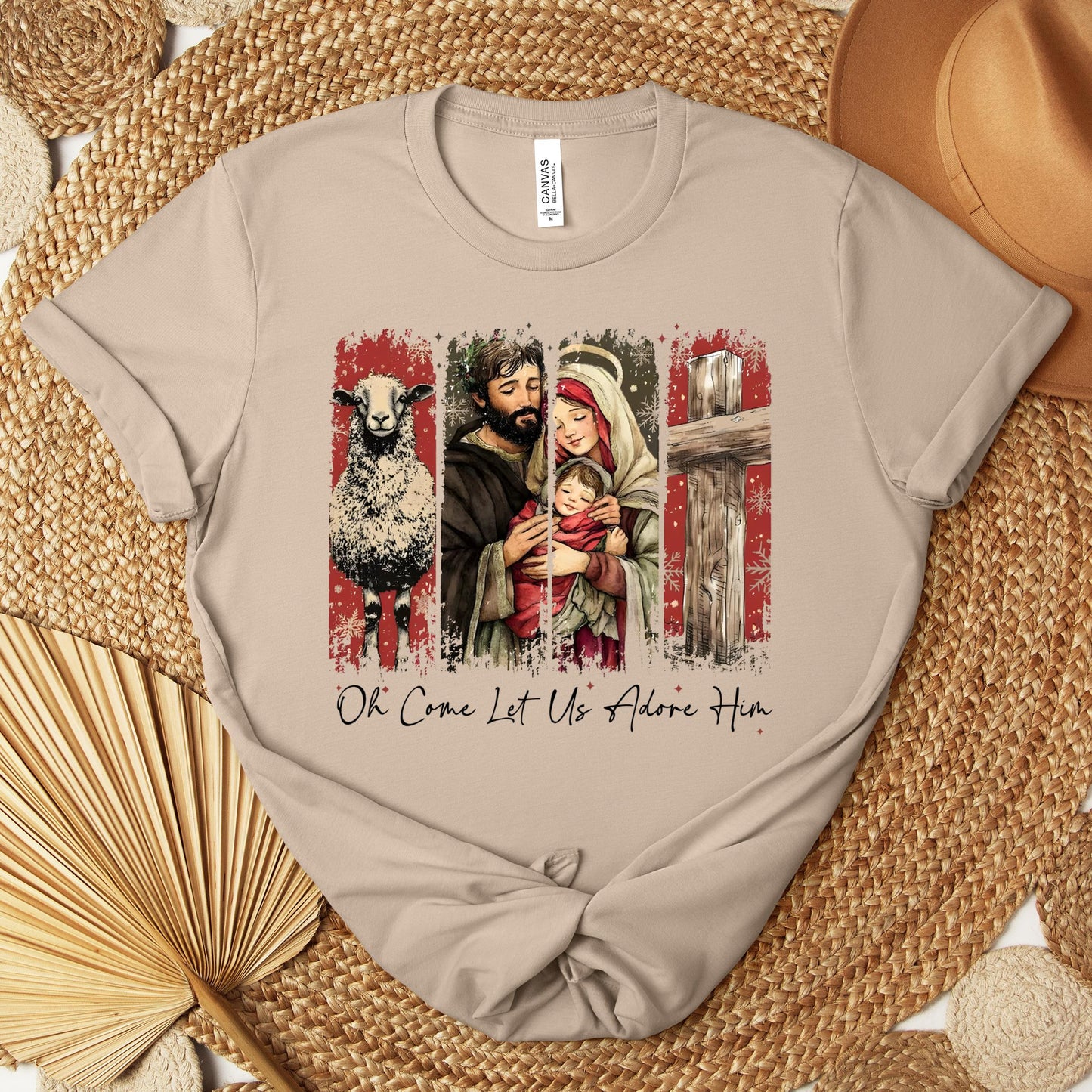 Oh Come Let Us Adore Him Premium T-shirt