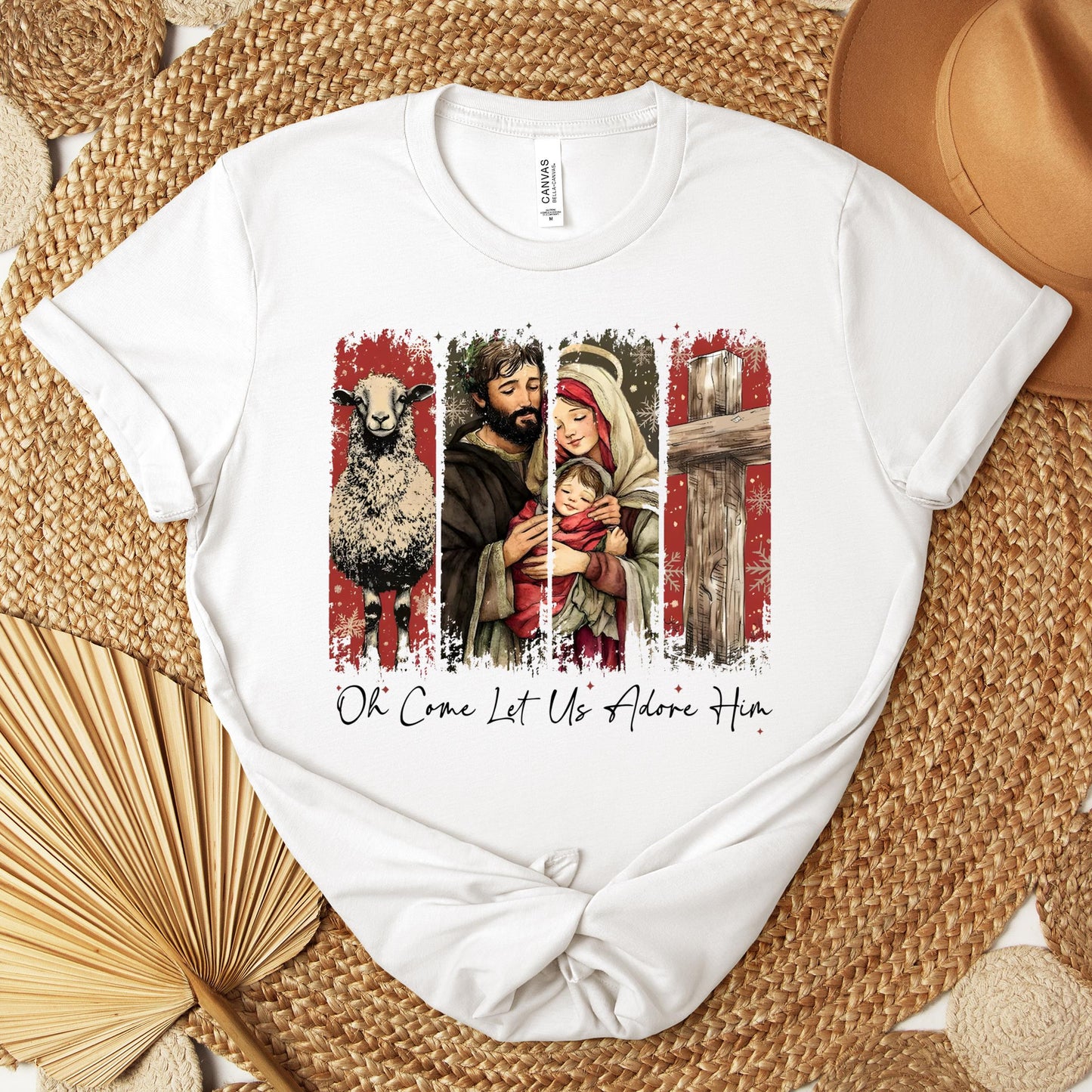 Oh Come Let Us Adore Him Premium T-shirt