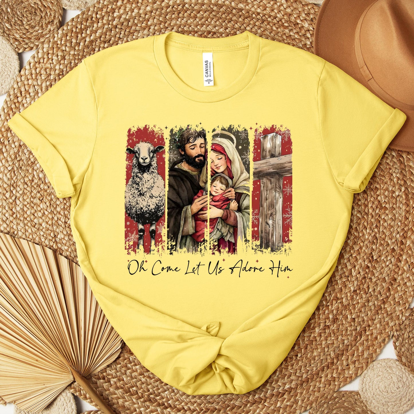 Oh Come Let Us Adore Him Premium T-shirt