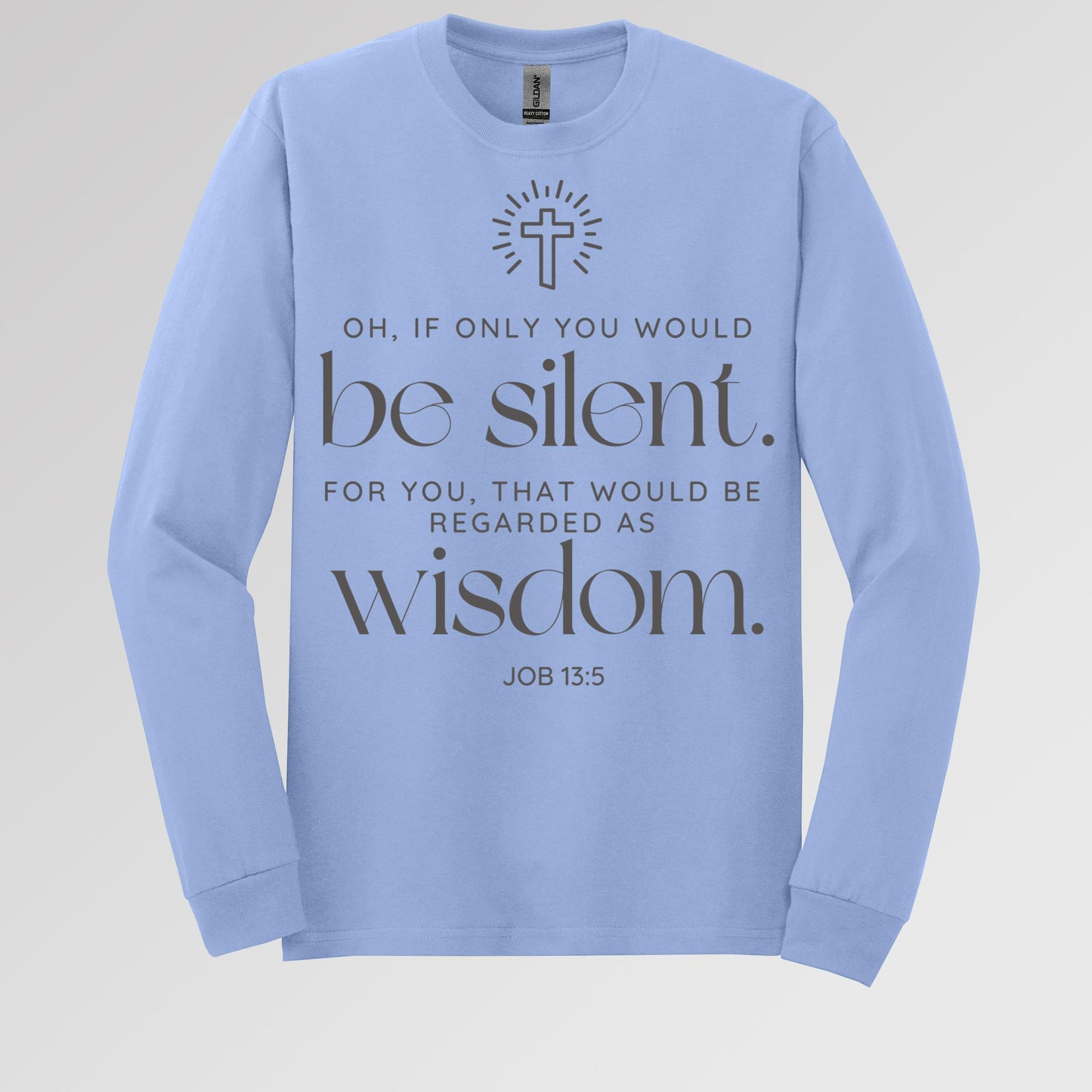 Oh If Only You Would Be Silent For You That Would Be Regarded As Wisdom Job 13.5