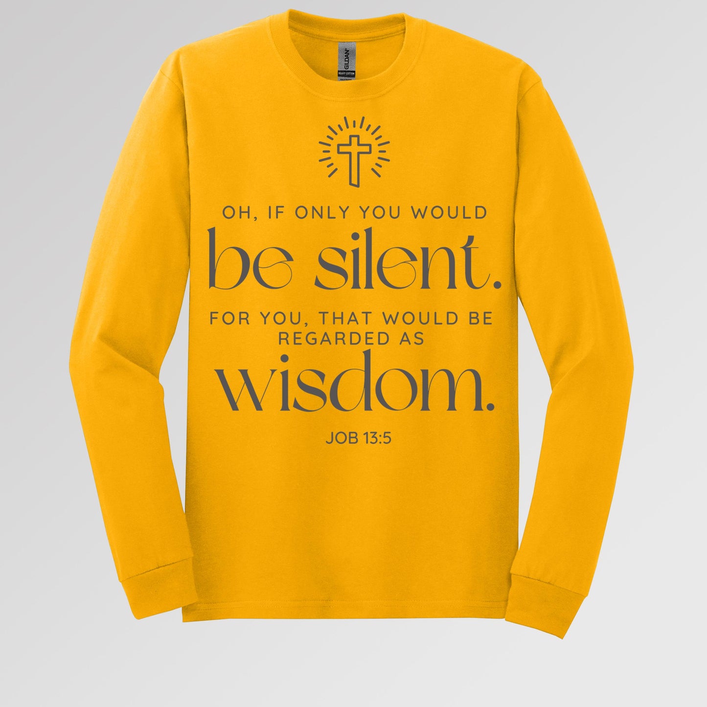 Oh If Only You Would Be Silent For You That Would Be Regarded As Wisdom Job 13.5