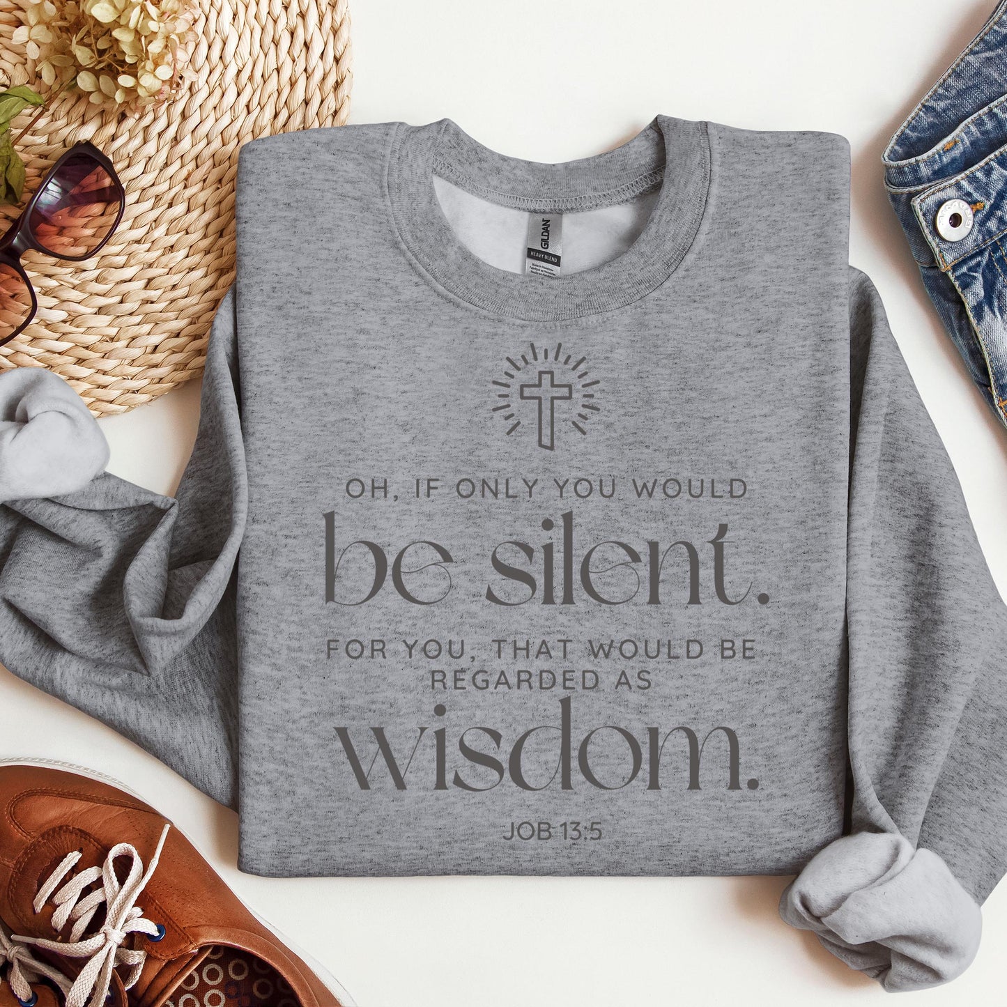 Oh If Only You Would Be Silent For You That Would Be Regarded As Wisdom Job 13.5