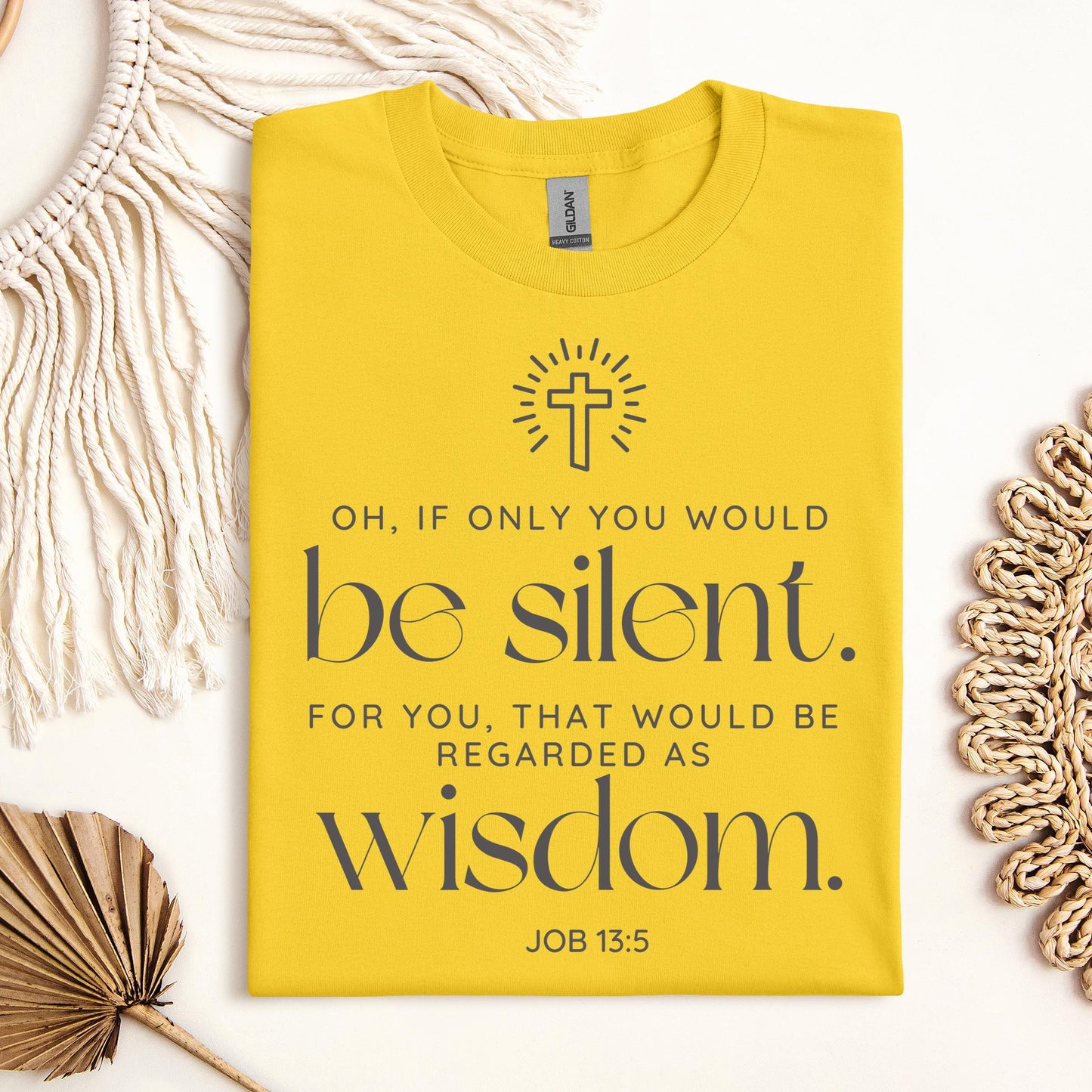 Oh If Only You Would Be Silent For You That Would Be Regarded As Wisdom Job 13.5