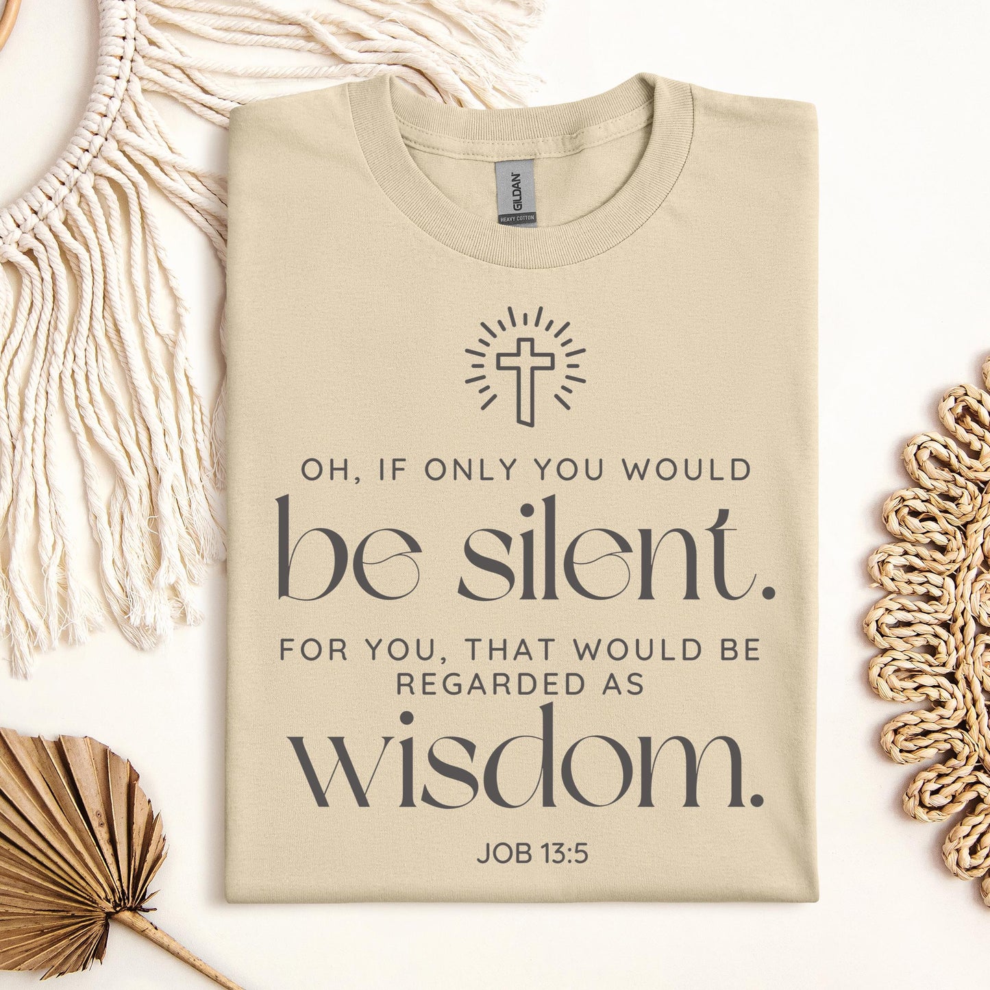 Oh If Only You Would Be Silent For You That Would Be Regarded As Wisdom Job 13.5