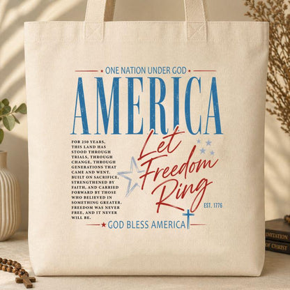 One Nation Under God America Let Freedom Ring Est 1776 01