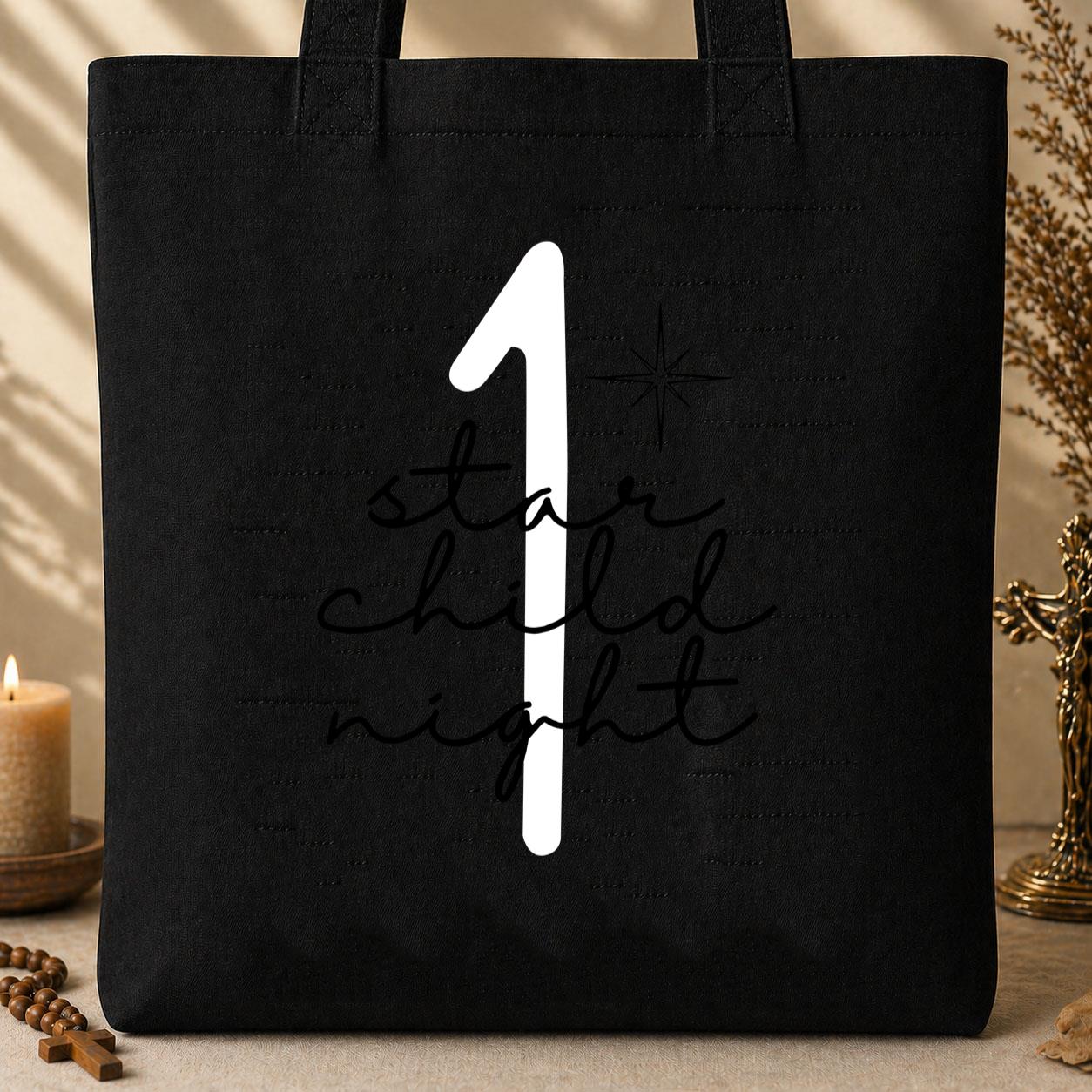 One Star One Child One Night Tote Bag