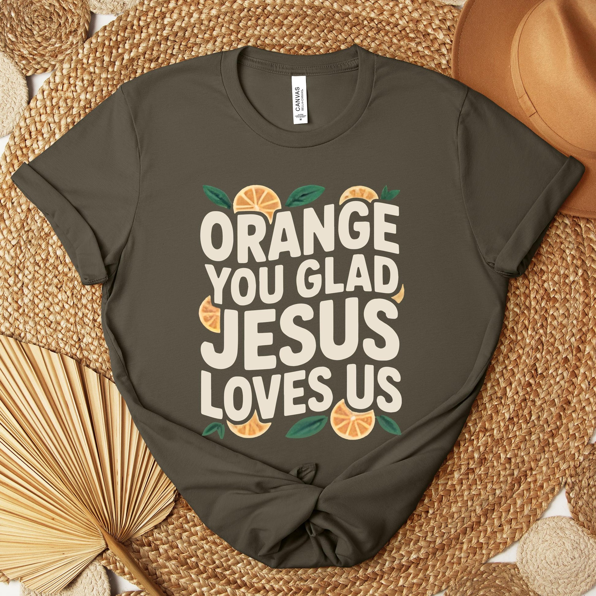 Orange You Glad Jesus Loves Us Premium T-shirt