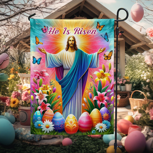 FLAGWIX  He Is Risen Resurrection of Jesus Easter Day Flag