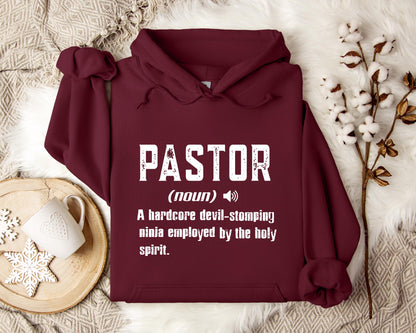 Pastor A Hardcore- Stomping Ninja Employed By The Holy Spirit Hoodie