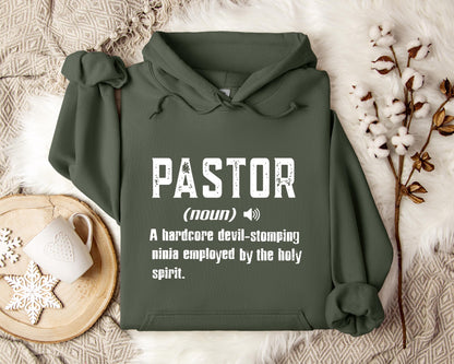 Pastor A Hardcore- Stomping Ninja Employed By The Holy Spirit Hoodie