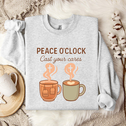 Peace O'Clock Cast Your Cares Sweatshirt