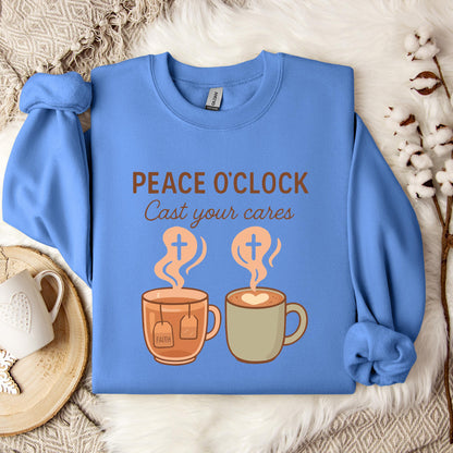 Peace O'Clock Cast Your Cares Sweatshirt