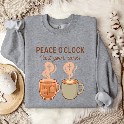 Peace O'Clock Cast Your Cares Sweatshirt