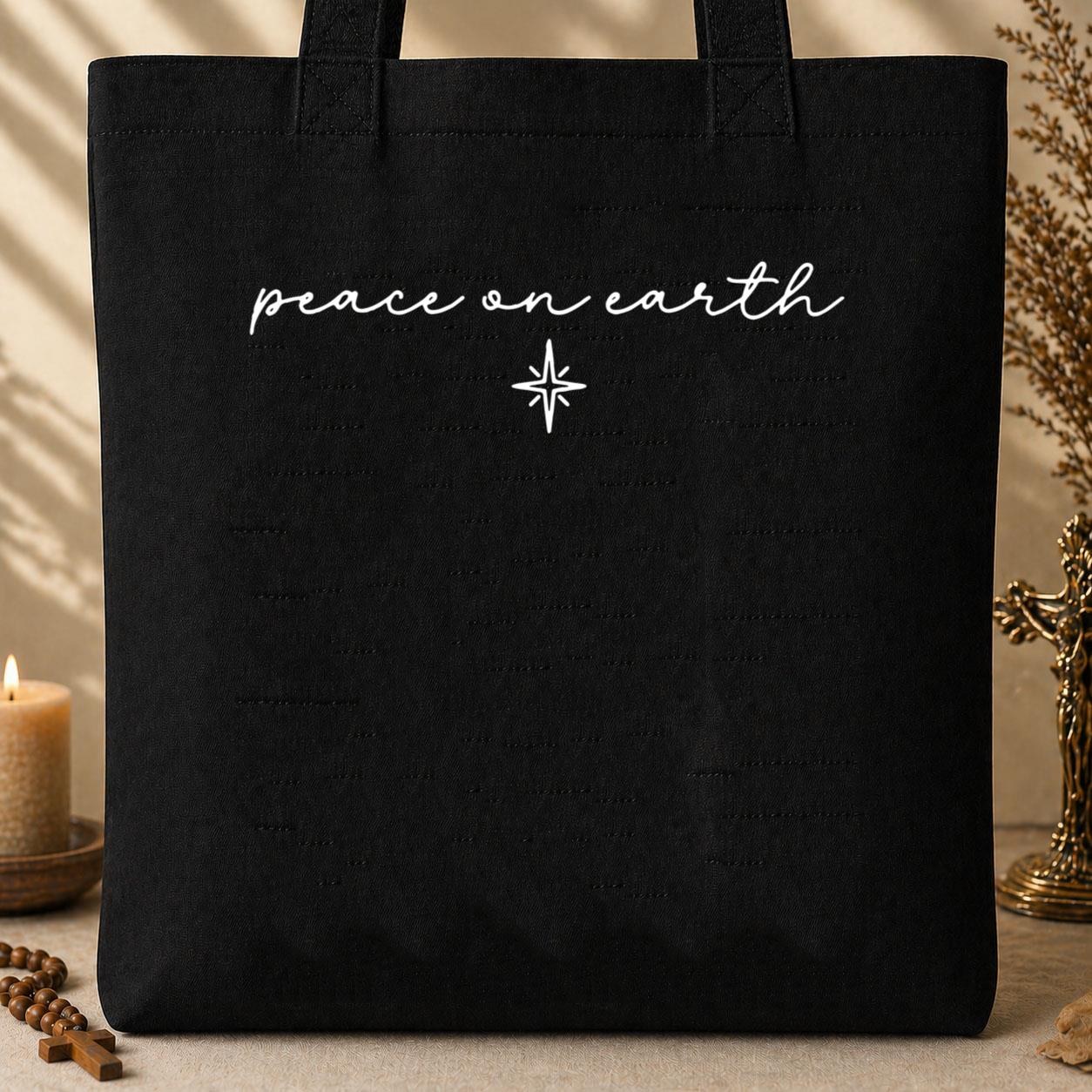 Peace On Earth Tote Bag