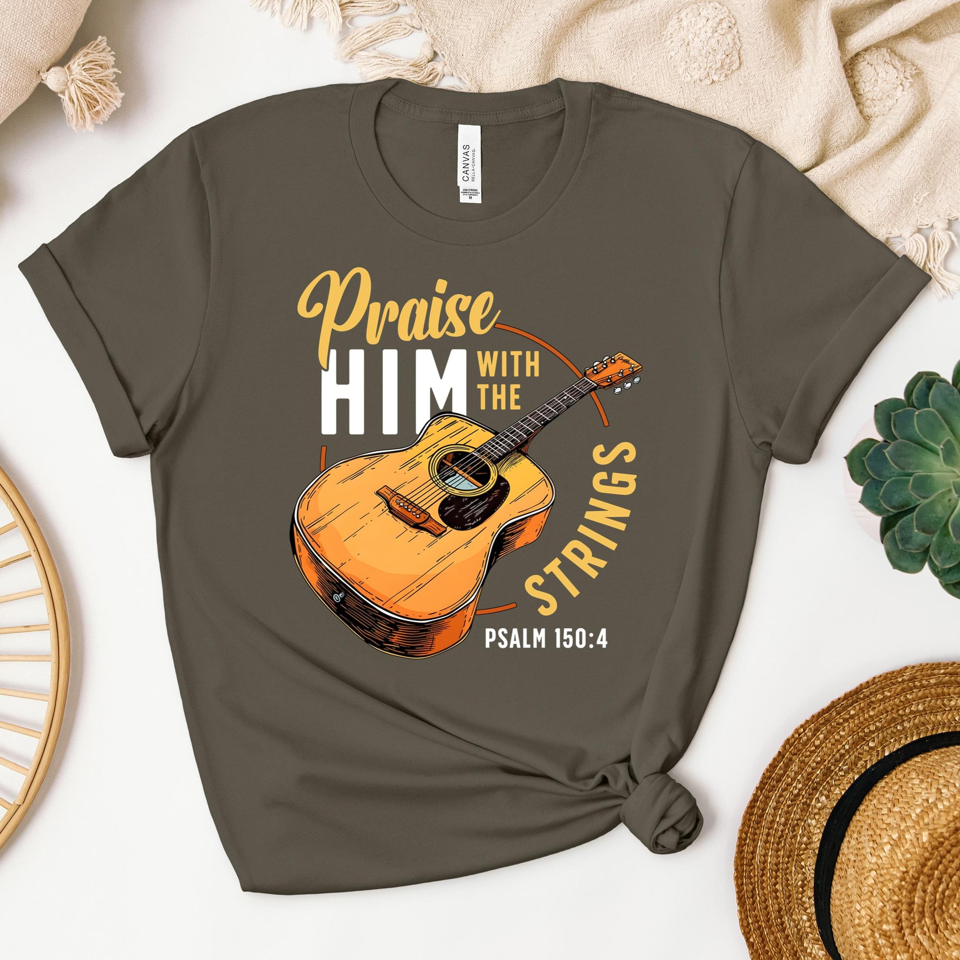 Praise Him With The Strings Psalm 150.4 01