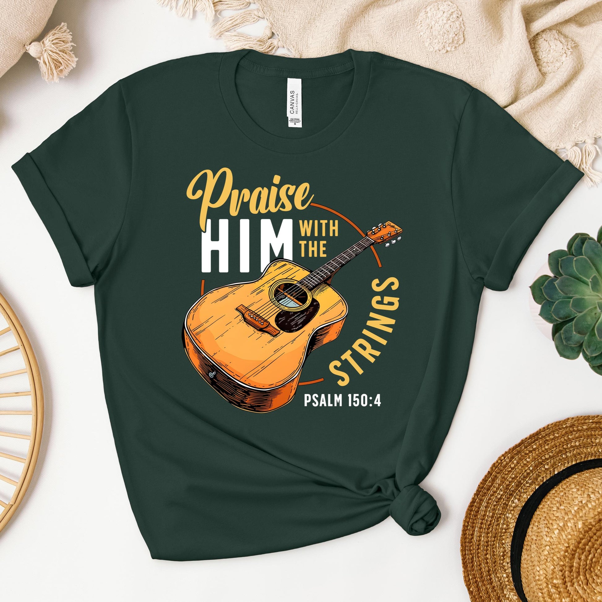 Praise Him With The Strings Psalm 150.4 01