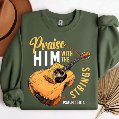 Praise Him With The Strings Psalm 150.4 01