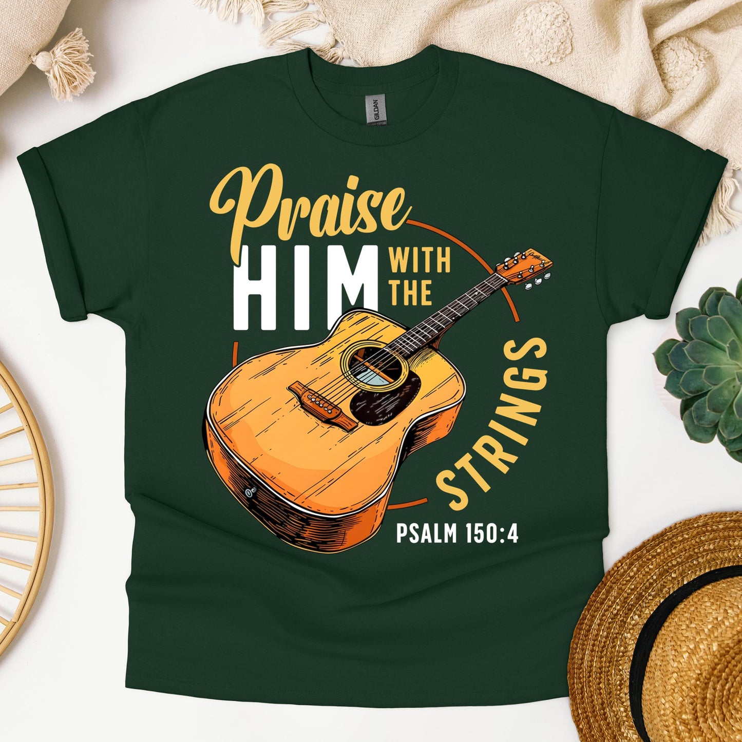 Praise Him With The Strings Psalm 150.4 01