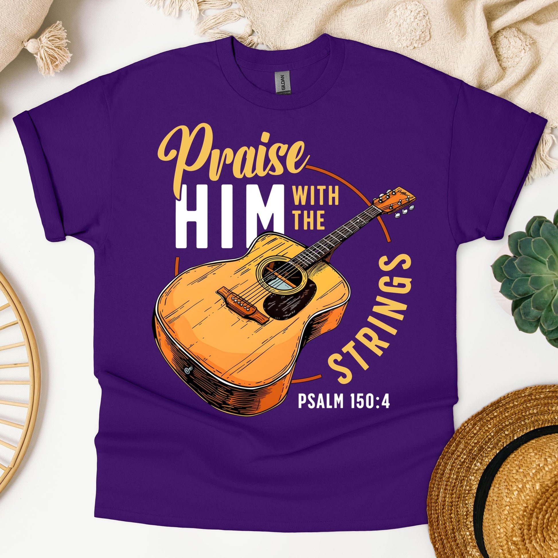 Praise Him With The Strings Psalm 150.4 01