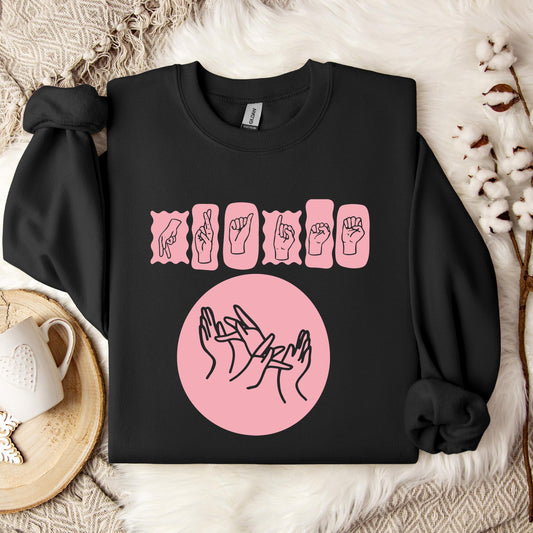 Praise Jesus ASL Sweatshirt