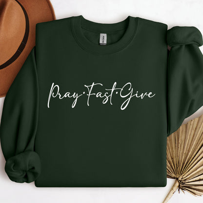 Pray Fast Give 01