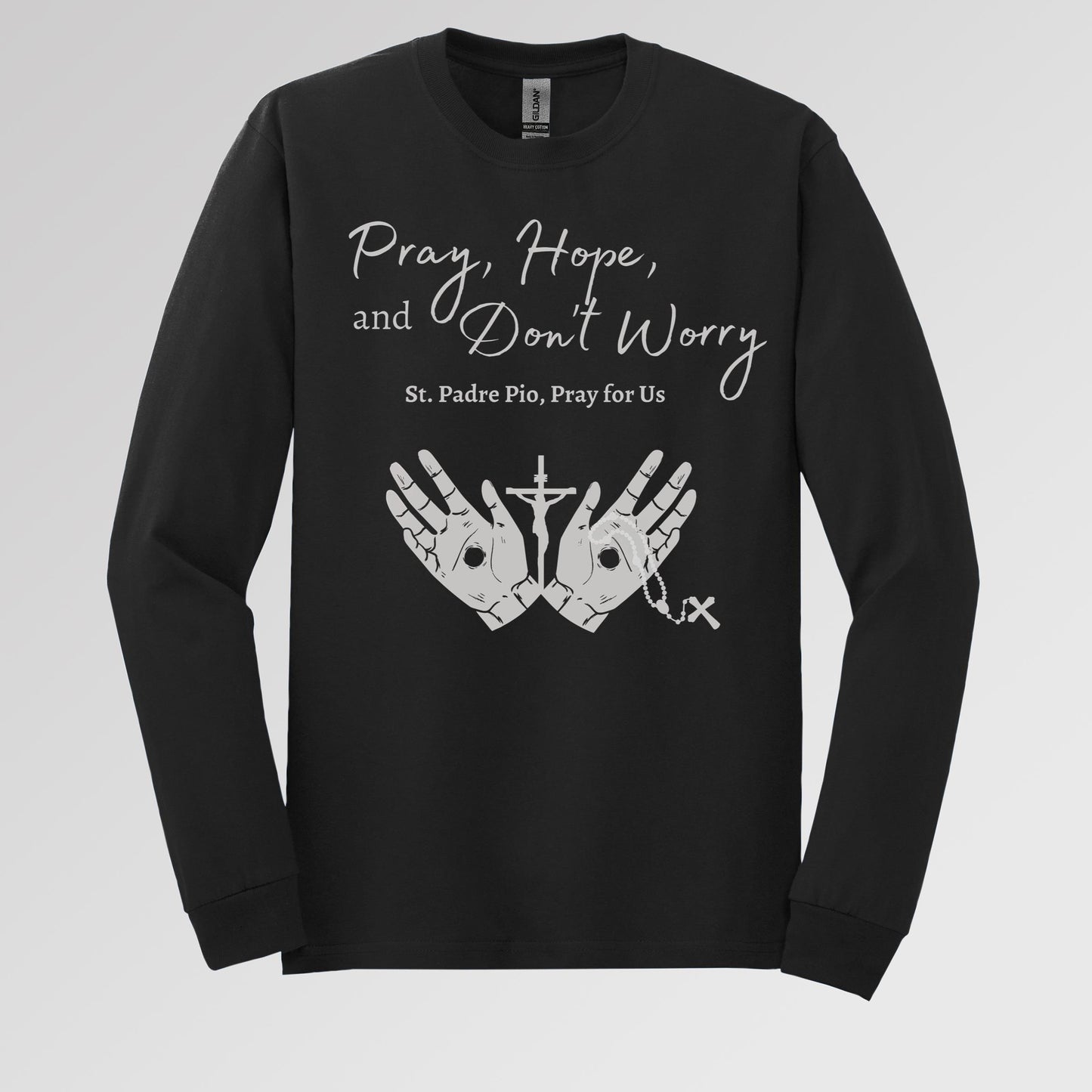 Pray Hope And Don_t Worry St Padre Pio Pray For Us 01