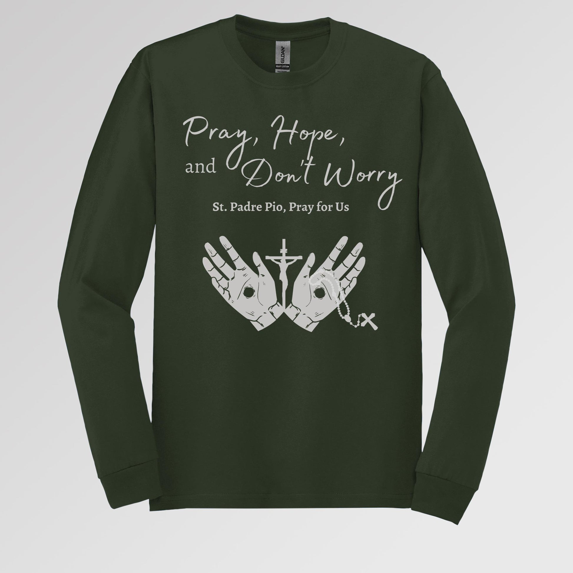Pray Hope And Don_t Worry St Padre Pio Pray For Us 01