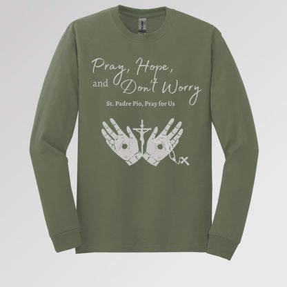 Pray Hope And Don_t Worry St Padre Pio Pray For Us 01