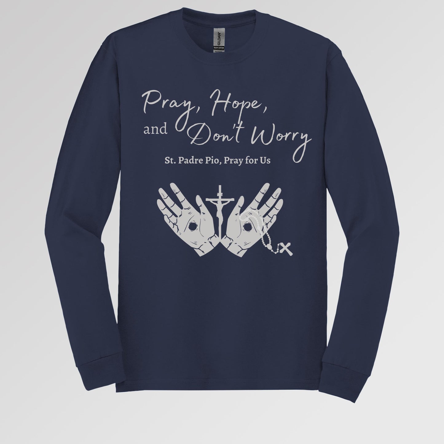 Pray Hope And Don_t Worry St Padre Pio Pray For Us 01