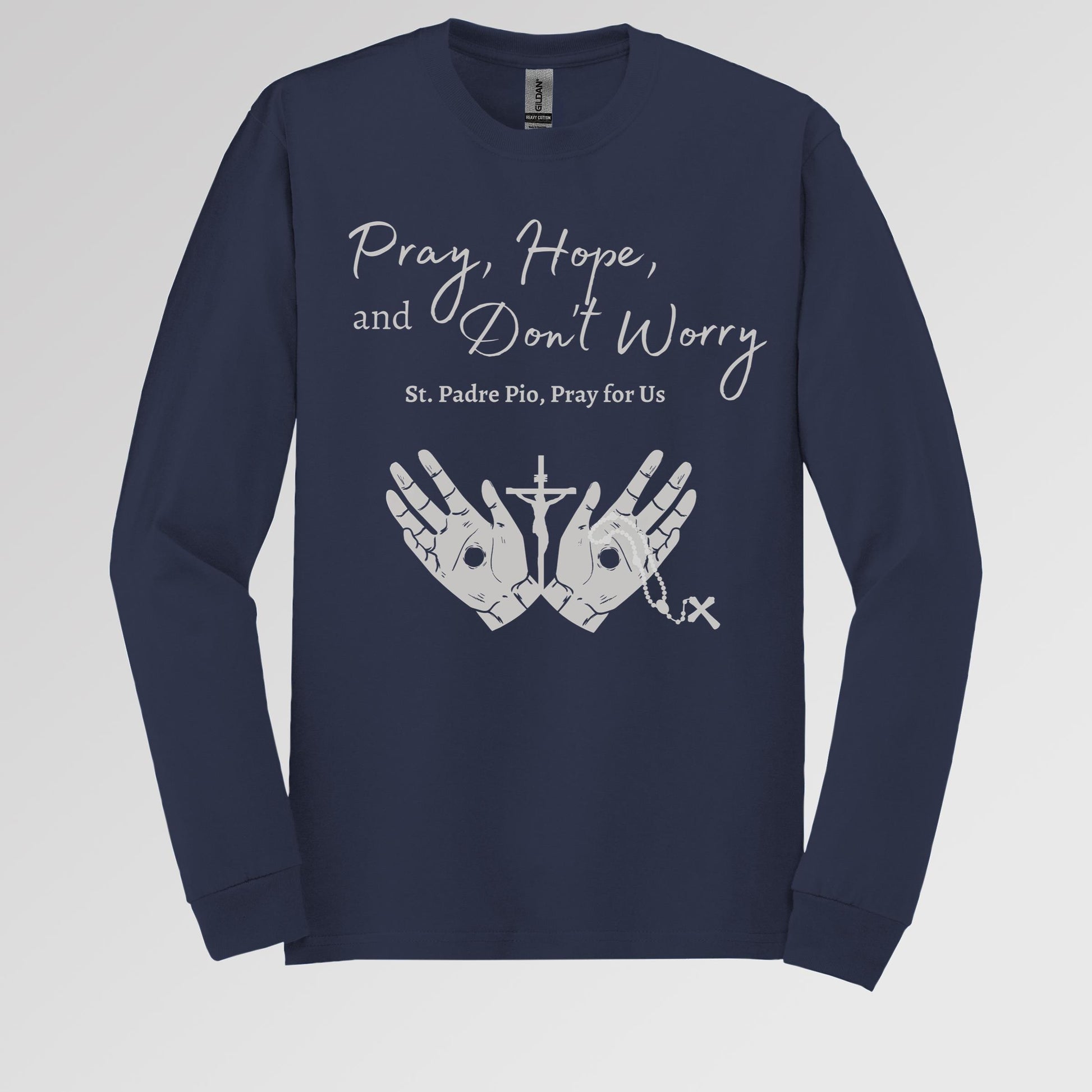 Pray Hope And Don_t Worry St Padre Pio Pray For Us 01