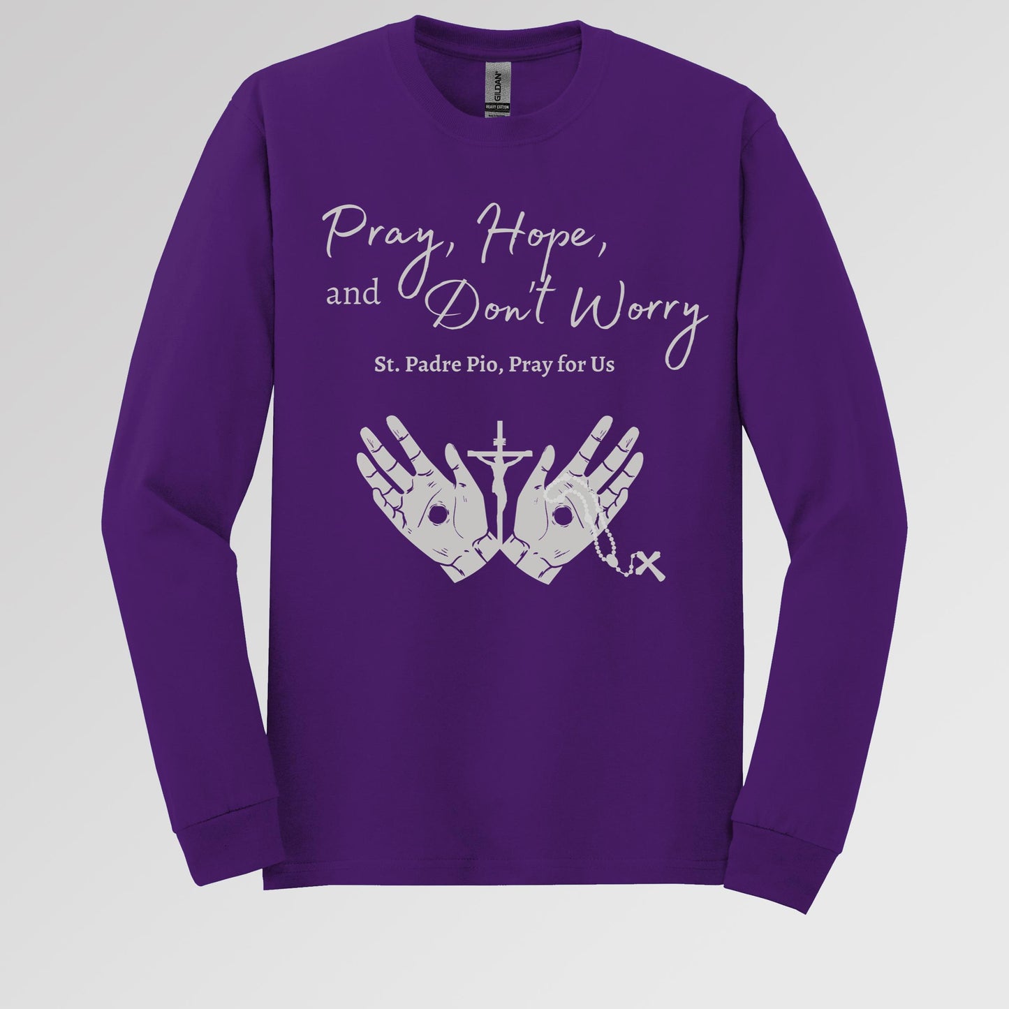 Pray Hope And Don_t Worry St Padre Pio Pray For Us 01