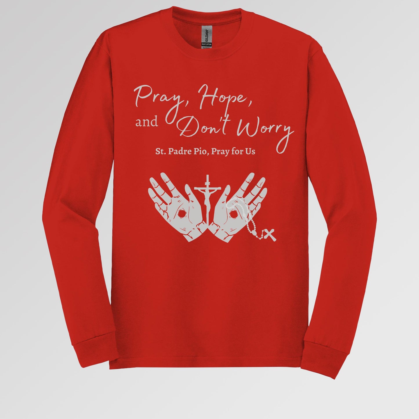 Pray Hope And Don_t Worry St Padre Pio Pray For Us 01