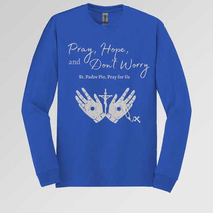 Pray Hope And Don_t Worry St Padre Pio Pray For Us 01