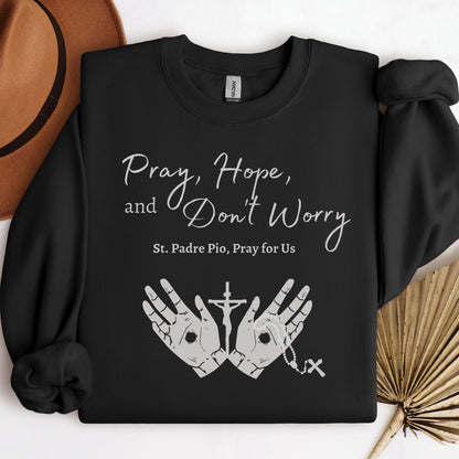 Pray Hope And Don_t Worry St Padre Pio Pray For Us 01