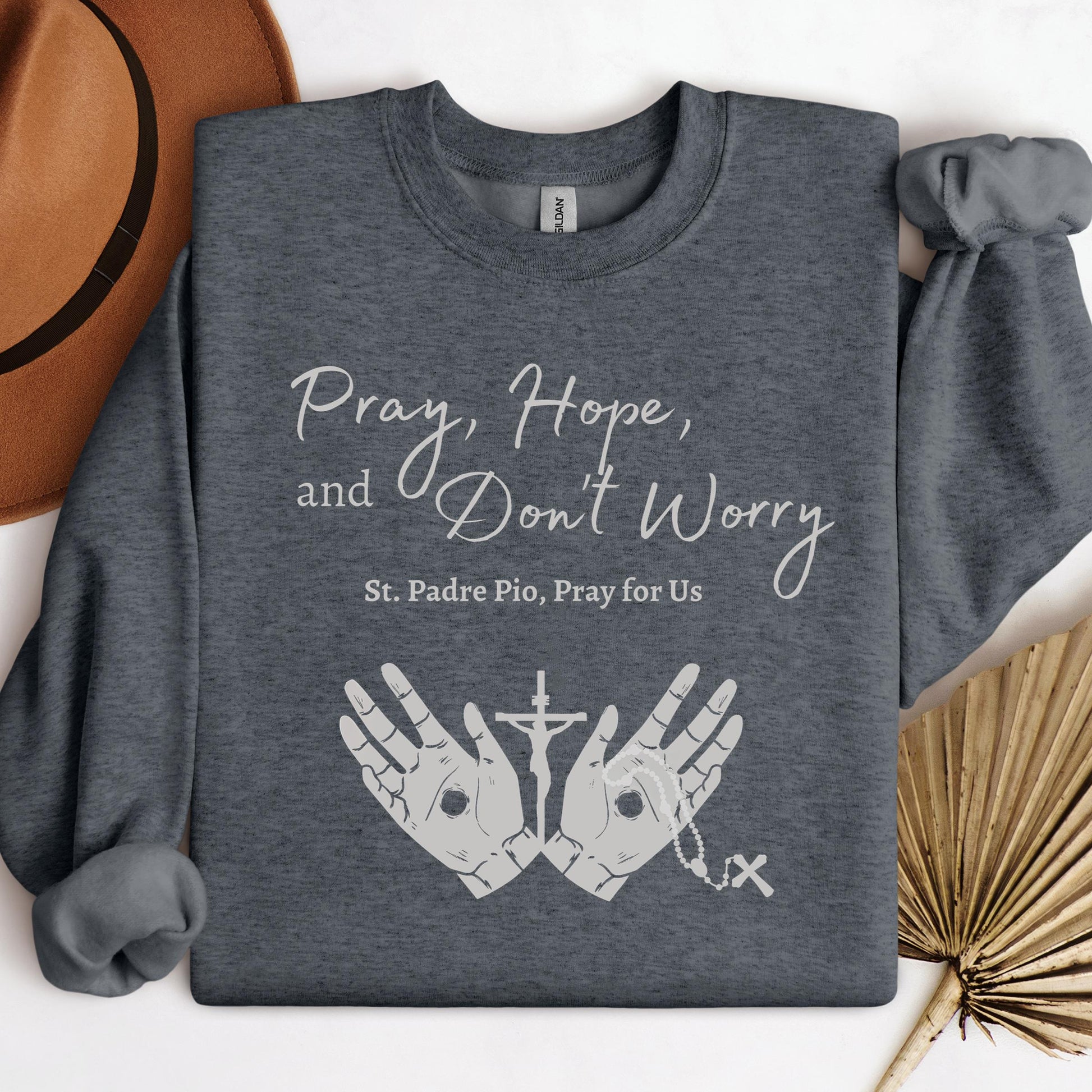 Pray Hope And Don_t Worry St Padre Pio Pray For Us 01