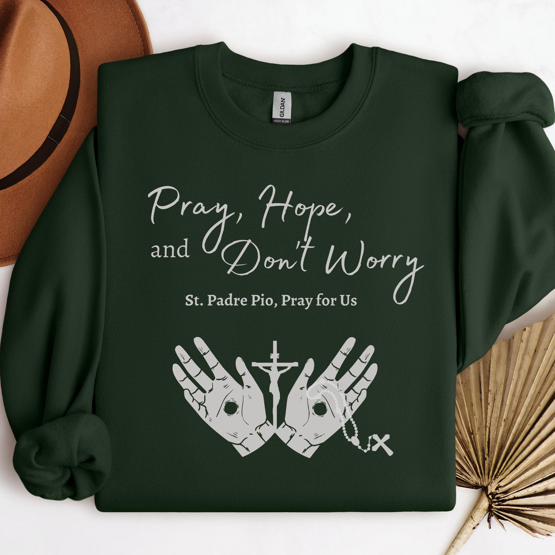 Pray Hope And Don_t Worry St Padre Pio Pray For Us 01
