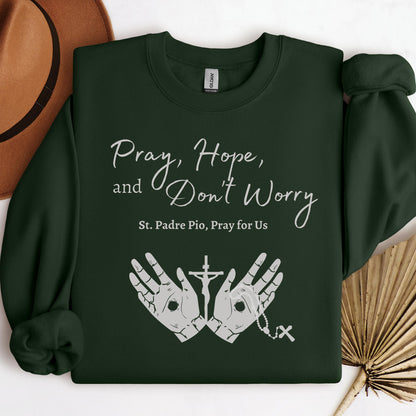 Pray Hope And Don_t Worry St Padre Pio Pray For Us 01
