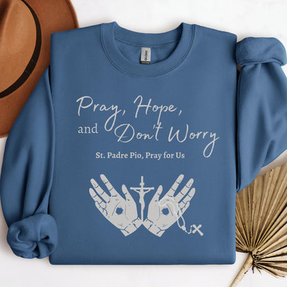Pray Hope And Don_t Worry St Padre Pio Pray For Us 01