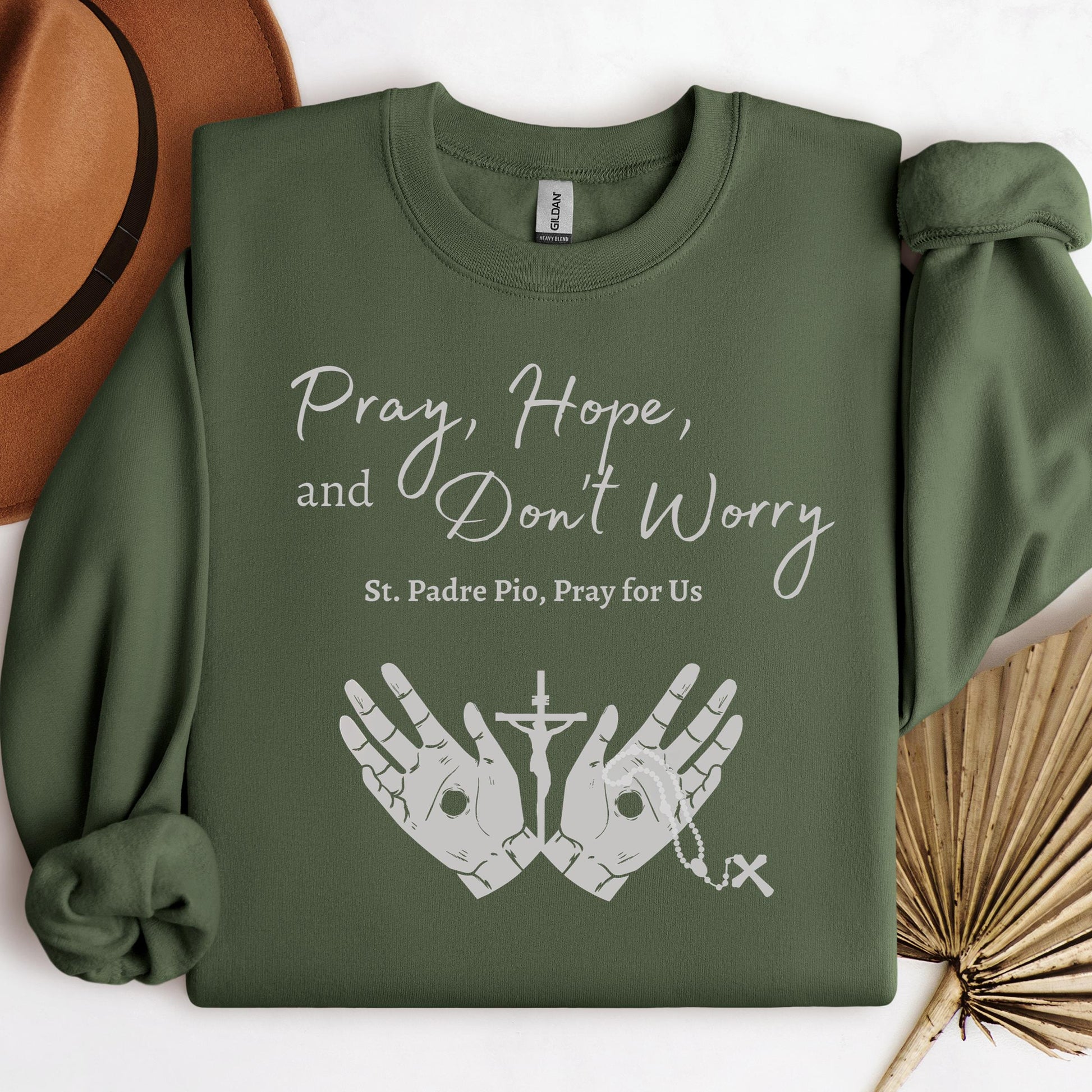 Pray Hope And Don_t Worry St Padre Pio Pray For Us 01